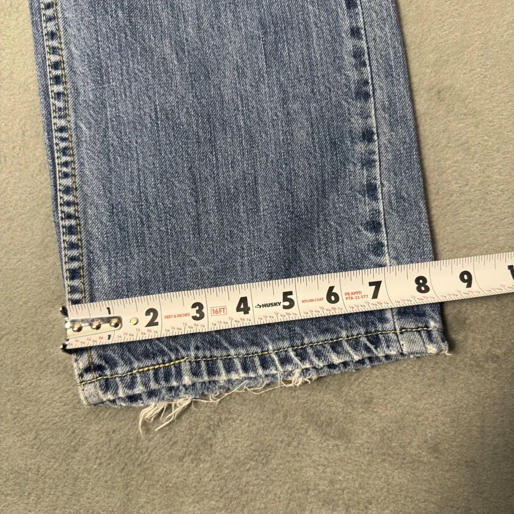 Levi's 505 Straight Fit Jeans Men's 32x30 Light Wash 100% Cotton‎ Denim Mexico